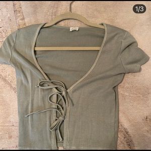 Wilfred free tie front top